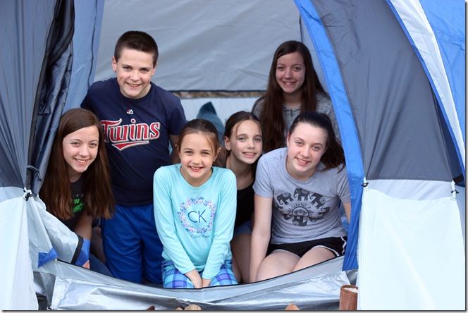 camp-out family night